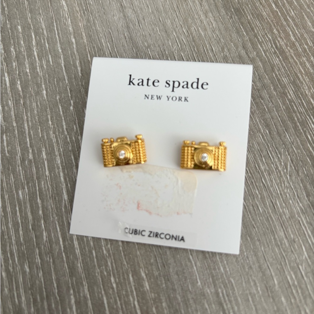 Kate Spade Gold Stud Earrings